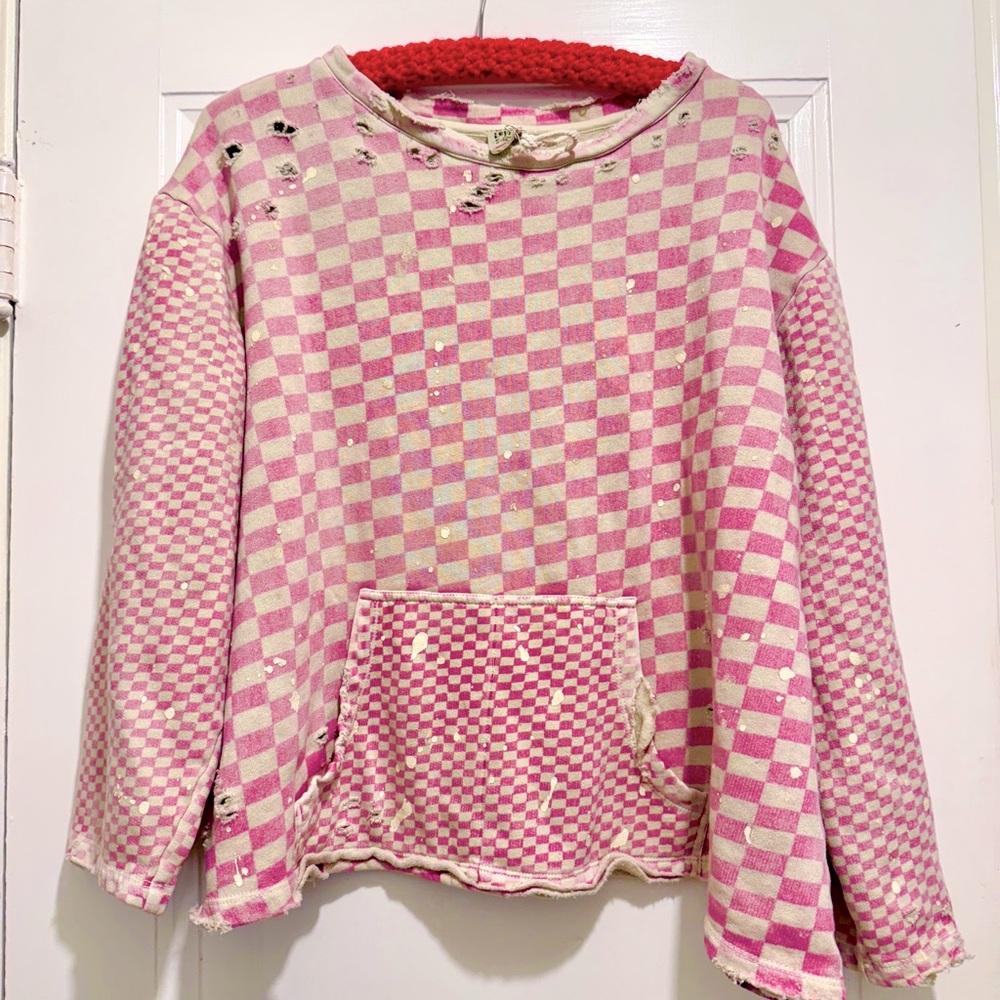 Magnolia Pearl Cotton Punk Pocket Sweatshirt NWTNW w MP box, OSFM